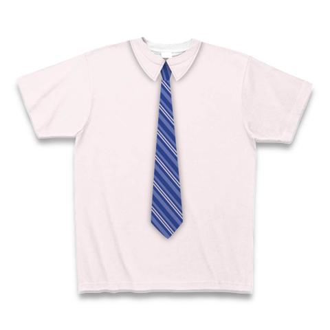 フェイクTシャツ（ネクタイ青） 全面プリントTシャツを購入|デザインT