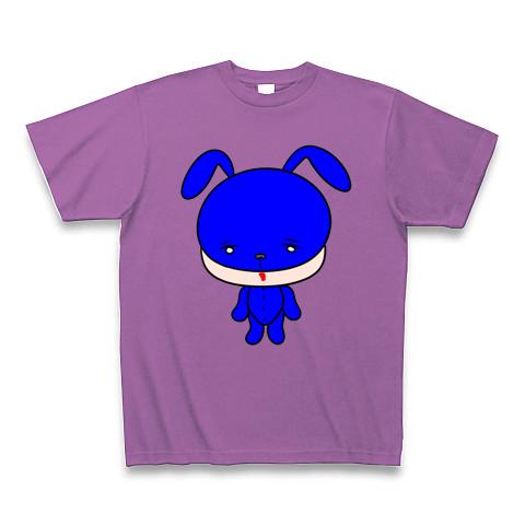 変なウサギ青 Tシャツ(ラベンダー/Pure Color Print)を購入|デザインT