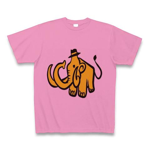 ぞうさん2 Tシャツ(ピンク/通常印刷)を購入|デザインTシャツ通販【ClubT】