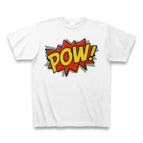 アメコミ風擬音「POW!」 Tシャツを購入|デザインTシャツ通販