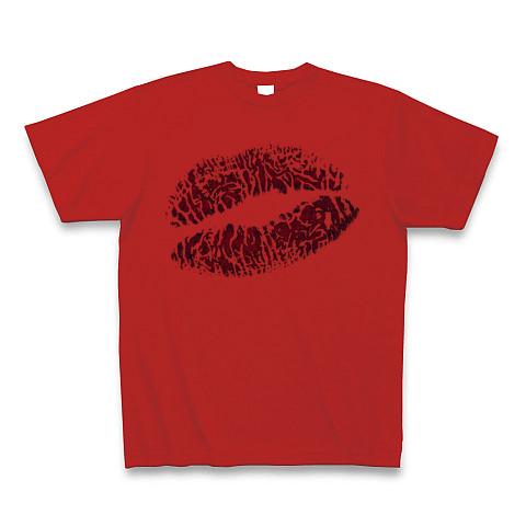 キスマーク Tシャツ(レッド/通常印刷)を購入|デザインTシャツ通販【ClubT】