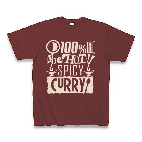 100%SO HOT!!<br />SPICY CURRYTシャツ