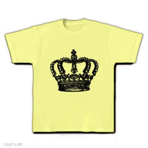 王冠☆クラウン黒 Tシャツを購入|デザインTシャツ通販【ClubT】