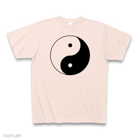 陰陽勾玉巴 Tシャツ(ライトピンク/通常印刷)を購入|デザインTシャツ 