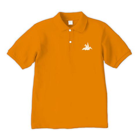 ウノピゥゴルフ　ポロシャツ 折り鶴プリント ウノピゥゴルフ ポロシャツ 折り鶴プリント ウノピゥゴルフ