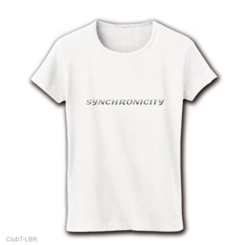 シンクロニシティ グレー レディースTシャツ(ホワイト)を購入|デザイン