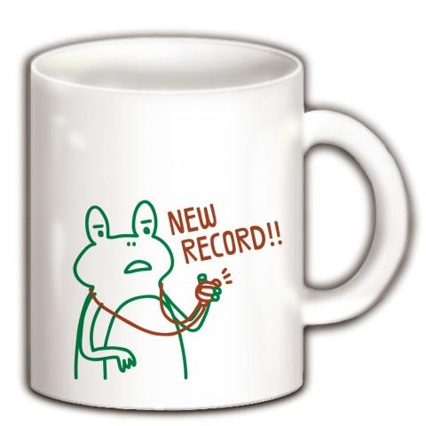 陸上競技 ニューレコード！ マグカップを購入|デザインTシャツ通販