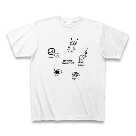 新体操 ネコと手具5種 Tシャツを購入|デザインTシャツ通販【ClubT】