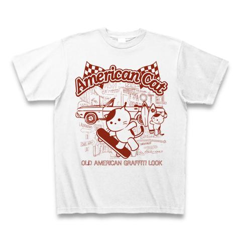 オールドアメリカン・グラフィティ猫（赤） Tシャツを購入