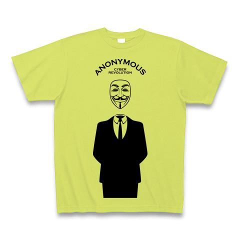 アノニマス サイバー革命 仮面＋スーツstyle Tシャツを購入|デザインT