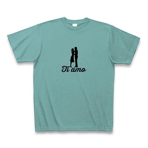 女性専用/愛を誓う】ティアモ Ti amo Tシャツ(ミント/通常印刷)を購入