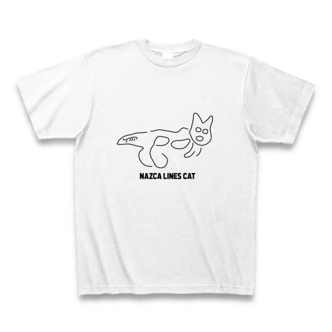 新・ナスカの地上絵(ネコ) Tシャツを購入|デザインTシャツ通販【ClubT】