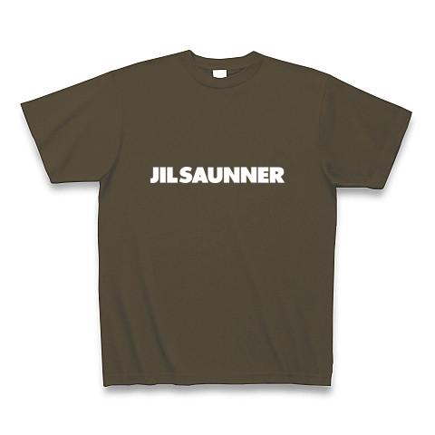 JIL SAUNNER(ジルサウナー) 白文字 Tシャツ (Pure Color Print)