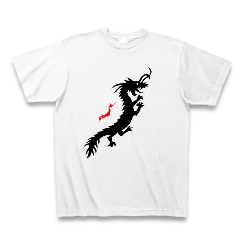 日本地図 龍 ドラゴン Tシャツを購入|デザインTシャツ通販【ClubT】