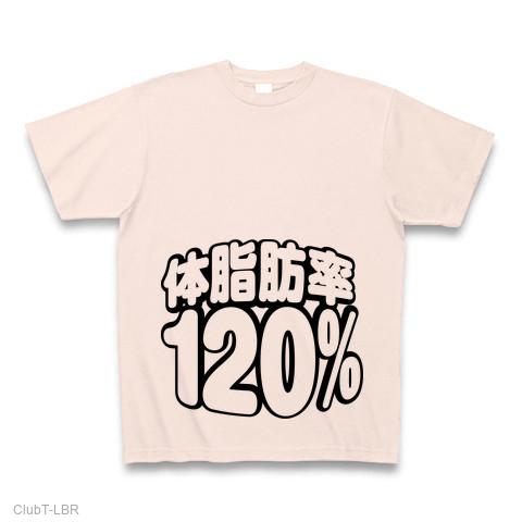 体脂肪率120% Tシャツを購入|デザインTシャツ通販【ClubT】