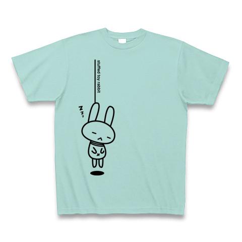 stuffed toy rabbit（首吊り02B） Tシャツ(アクア/通常印刷)を購入