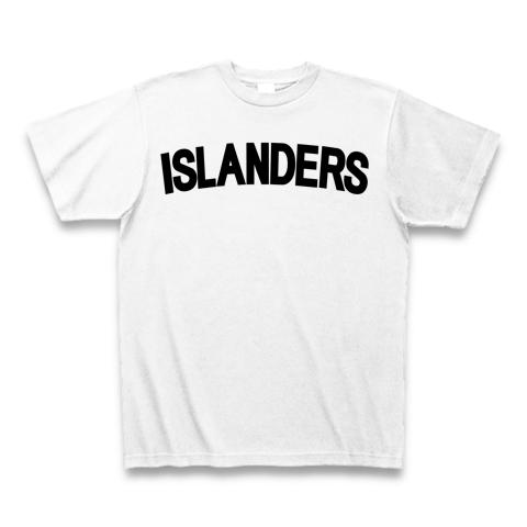 ISLANDERS Tシャツ(ホワイト/通常印刷)を購入|デザインTシャツ通販