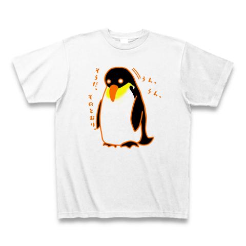 肯定ペンギン メンズ、レディースTシャツ ポロシャツ 他 Tシャツ (通常印刷)