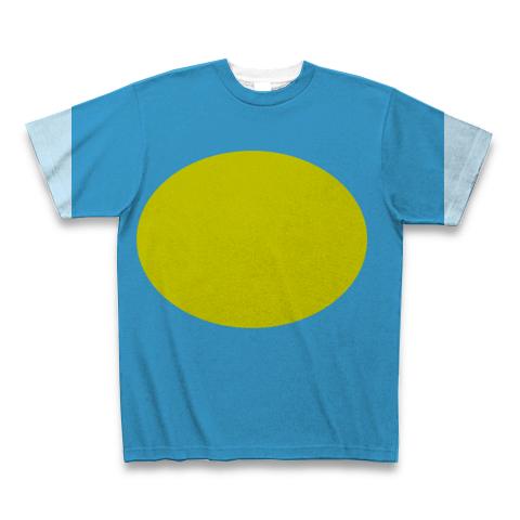 パラオの国旗ー縦ー両面プリント 全面プリントTシャツを購入|デザインT ...