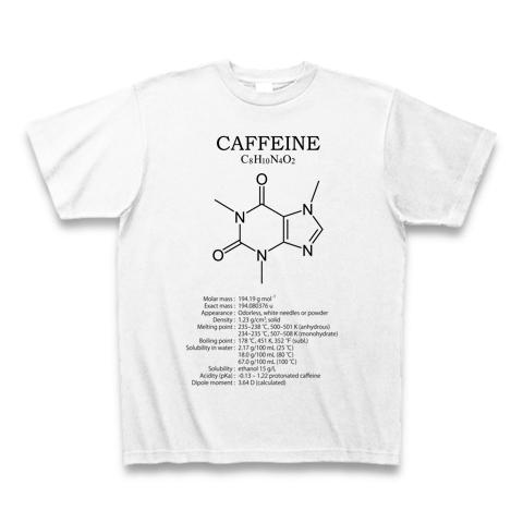 カフェイン(お茶・コーヒーに含まれる)：化学構造シリーズ：分子式