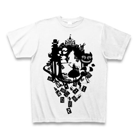 アリスの森(不思議の国のアリス)シルエット Tシャツを購入