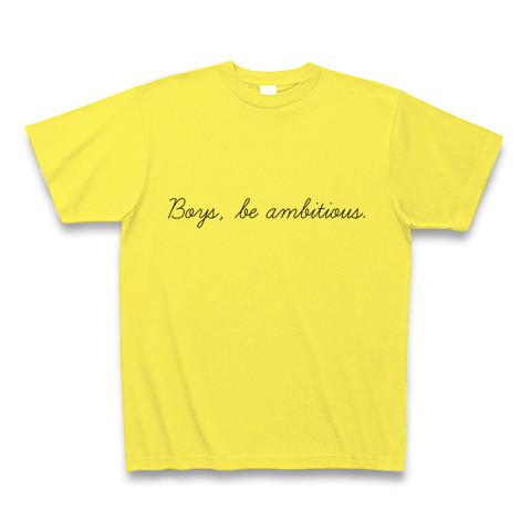 Boys, be ambitious.(少年よ大志を抱け)」 Tシャツを購入|デザインT