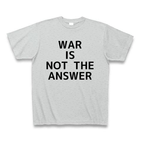 WAR IS NOT THE ANSWER(Black) Tシャツ (通常印刷)