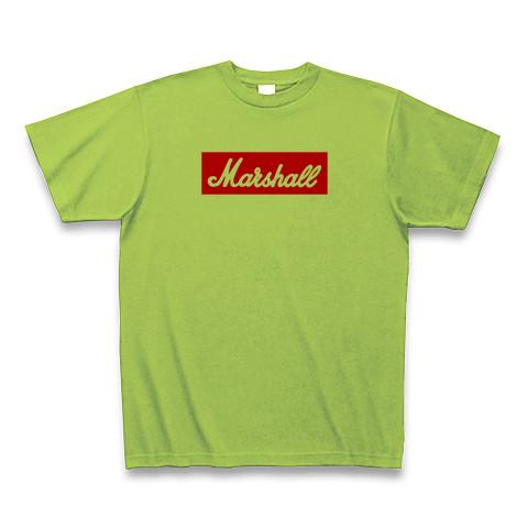 Marshall Box Logo-RED- マーシャル赤ボックスロゴTシャツ Tシャツ (通常印刷)