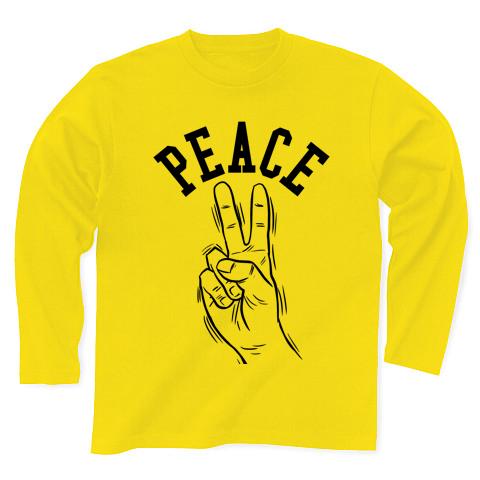 deuce ピースサイン Tシャツ クリーム色 deuce ピースサイン Tシャツ クリーム色 - メルカリ