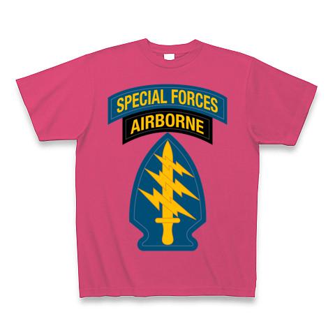 SPECIAL FORCES AIRBORNE アメリカ陸軍特殊部隊群ワッペンロゴTシャツ Tシャツを購入|デザインTシャツ通販【ClubT】