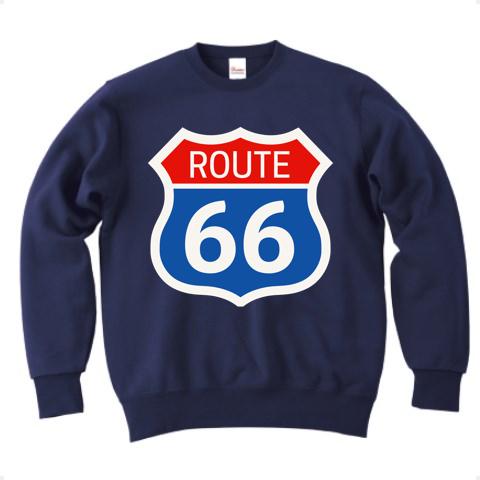 ROUTE 66-ルート66-アメカジロゴスウェット トレーナーを購入|デザイン ...