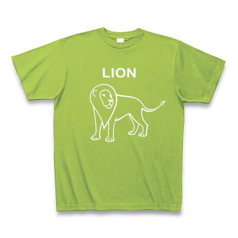 LION-ライオン-白ロゴ Tシャツを購入|デザインTシャツ通販【ClubT】