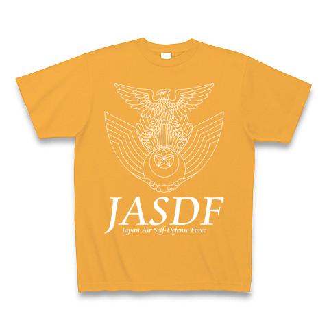 JASDF-JAPAN AIR SELF-DEFENSE FORCE-航空自衛隊ロゴ 白ロゴ Tシャツを購入|デザインTシャツ通販【ClubT】