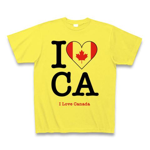 カナダの国旗をハート型にデザインしたアイラブカナダ！カナダを愛し  