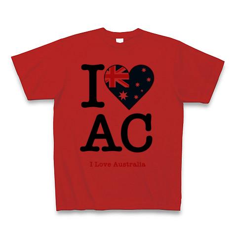 オーストラリアの国旗をハート型にデザインしたアイラブオーストラリア