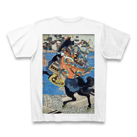 浮世絵 武田上杉川中嶋大合戦図 両面 表 武田信玄 裏 上杉謙信
