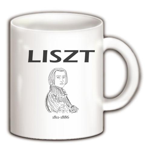 フランツ・リスト(Franz Liszt)かわいいスケッチ Tシャツデザイン