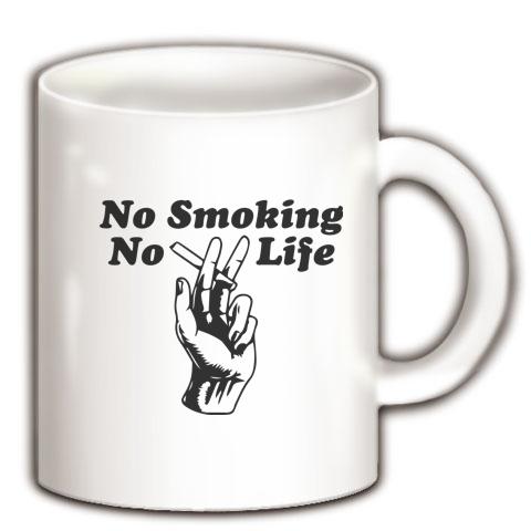 タバコが無いと生きていけない(No Smoking No Life)。かわいい