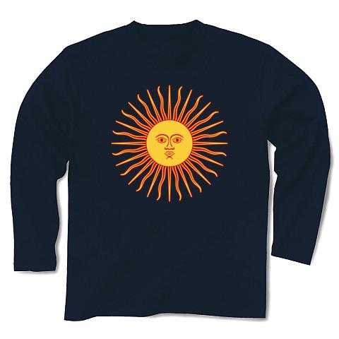 インカ帝国の太陽神 長袖Tシャツを購入|デザインTシャツ通販【ClubT】