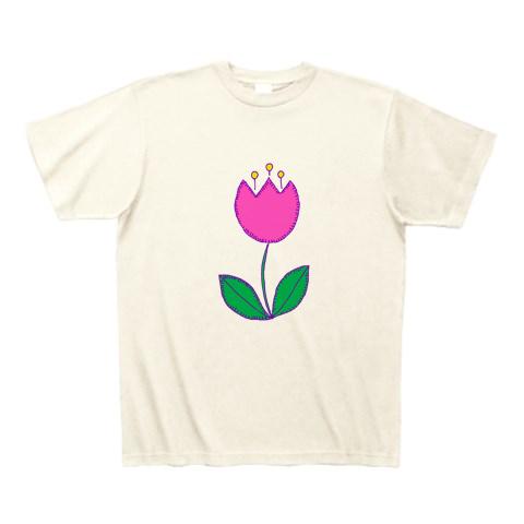 期間限定セール 昭和レトロポップ花柄デザイン「チューリップ」 Tシャツを購入 トップス