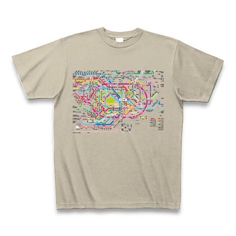 東京メトロ路線図 ROUTE MAP TOKYO METROPOLITAN AREA Tシャツを