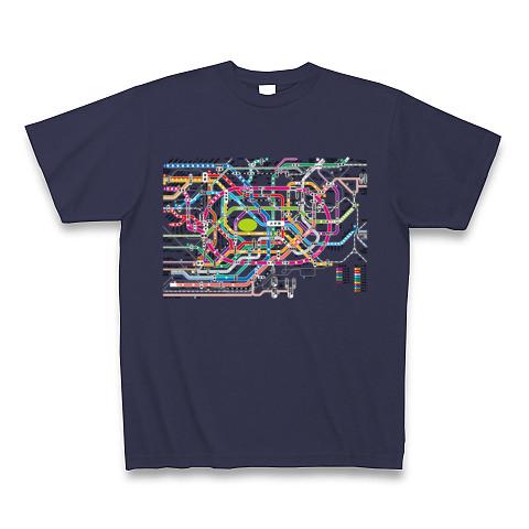 東京メトロ路線図 ROUTE MAP TOKYO METROPOLITAN AREA Tシャツを