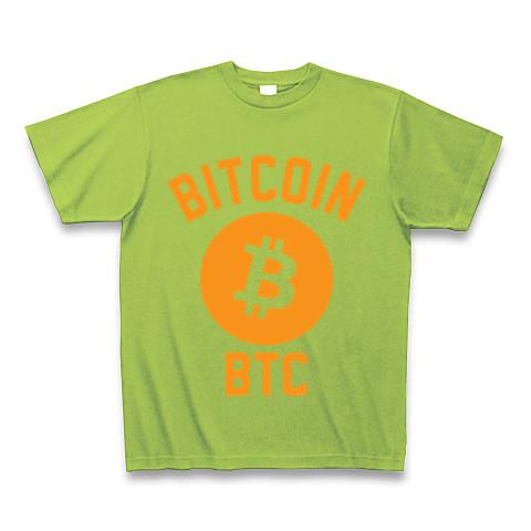 仮想通貨BITCOIN BTC Tシャツ(ライム/Pure Color Print)を購入