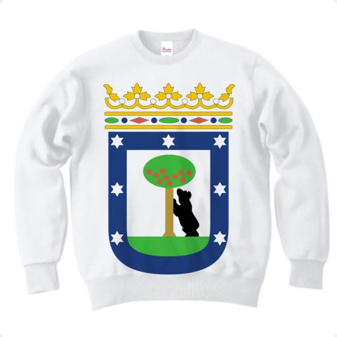 MADRID-SPAIN- マドリード-スペイン-の旗ロ トレーナーを購入