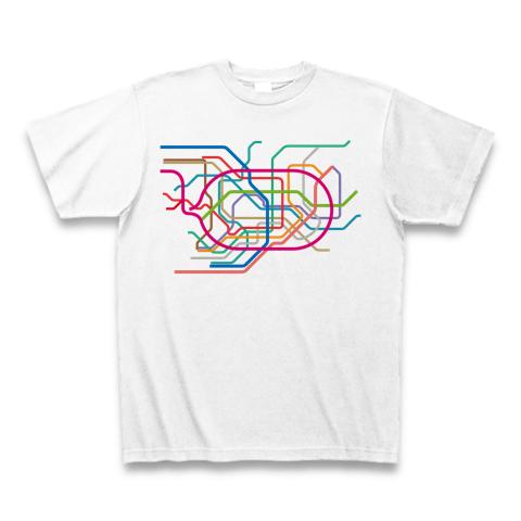 東京地下鉄路線図 東京メトロ路線図 Tシャツを購入|デザインTシャツ 