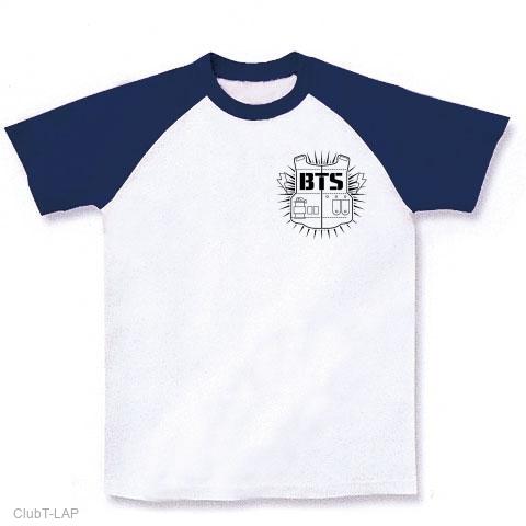 BTS ロゴ ラグランTシャツ