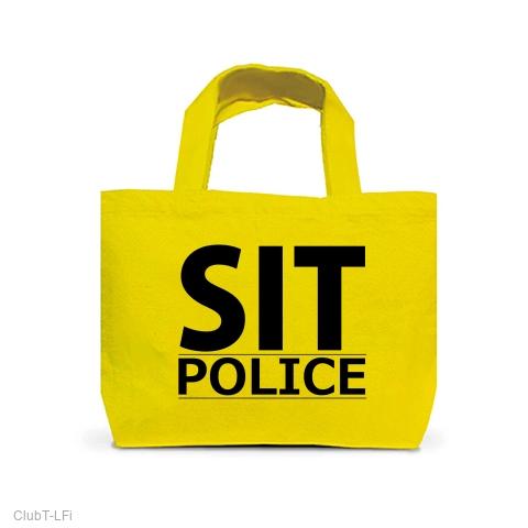 SIT（police/警察/特殊捜査班/文字/言葉） トートバッグSを購入|デザインTシャツ通販【ClubT】