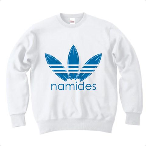 namidesu(波です)スポーツブランド(アディ○ス)パロディTシャツ