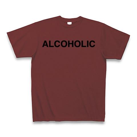 ALCOHOLIC-アルコホリック- Tシャツ (通常印刷)