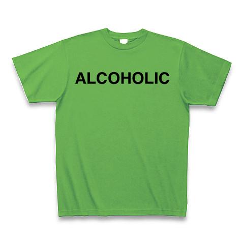 ALCOHOLIC-アルコホリック- Tシャツ(ブライトグリーン/通常印刷)を購入